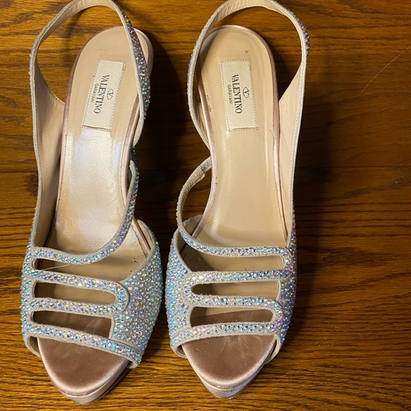 Valentino Embellished Platform Heel - Picture 2 of 8